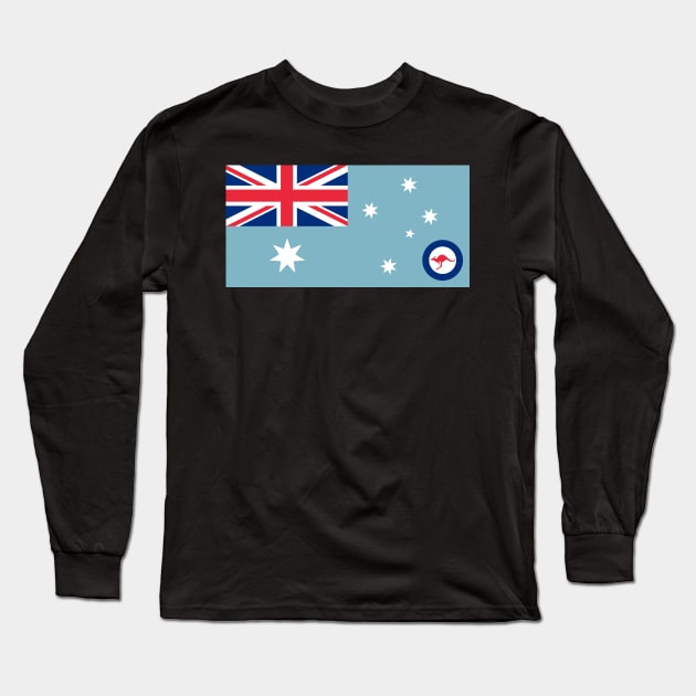 Air Force Ensign of Australia Long Sleeve T-Shirt by Wickedcartoons